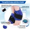 NEWGO Ankle Ice Pack Wrap for Swelling, Ice Pack for Ankle Injuires Reusable Hot Cold Therapy Gel Cold Pack for Sprained Ankles, Achilles Tendonitis - 2Pack view 4