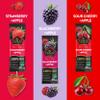 Cerez Pazari Fruit Leather Snacks Variety Pack for Adults and Kids, Healthy Fruit Snacks Bulk, Vegan Real Fruit Bars, No Added Sugar Snacks with Strawberry, Blackberry and Sour Cherry 25g x 9 pack view 2