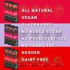 Cerez Pazari Fruit Leather Snacks Variety Pack for Adults and Kids, Healthy Fruit Snacks Bulk, Vegan Real Fruit Bars, No Added Sugar Snacks with Strawberry, Blackberry and Sour Cherry 25g x 9 pack view 4