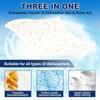 Binbata Eco Dishwasher Detergent Sheets Up To 160 Loads, Unscented Plastic Free Dishwashing Soap Strips With High Efficient Solid Enzyme, Leaving Dishes Sparkling Clean view 2