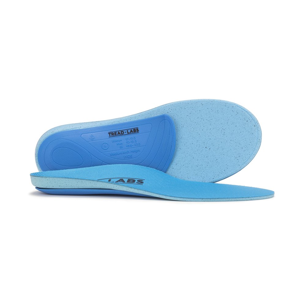Pace Insoles Wide Foot Arch Supports for Flat Feet to High Arches - Extra Firm Mens and Womens Orthotics for Foot Pain Relief, Plantar Fasciitis, Supination Deep Heel Cup - Replaceable Top Cover