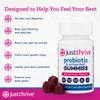 Just Thrive Probiotic Gummies - Kids, Men, and Womens Probiotic - for Digestive and Overall Health, 30 Count view 4
