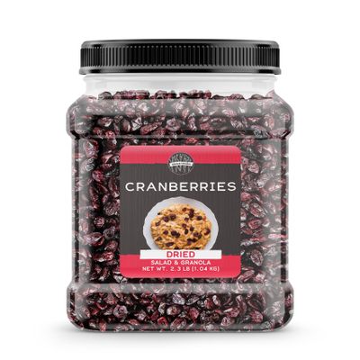 Birch & Meadow Dried Cranberries, 2.3 lb, Sweetened, Salad & Granola