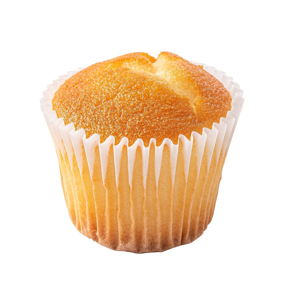 Allen Uniced White Cupcakes, Fully-Baked Ready to Decorate, 1.15oz Cupcakes, 144 per case