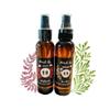 Toilet Paper Spray for Wiping- Set of 2 Natural Vetiver & Tea Tree- 4 oz Bottles- After You Go Spray- Natural Ingredients- Bundle view 1