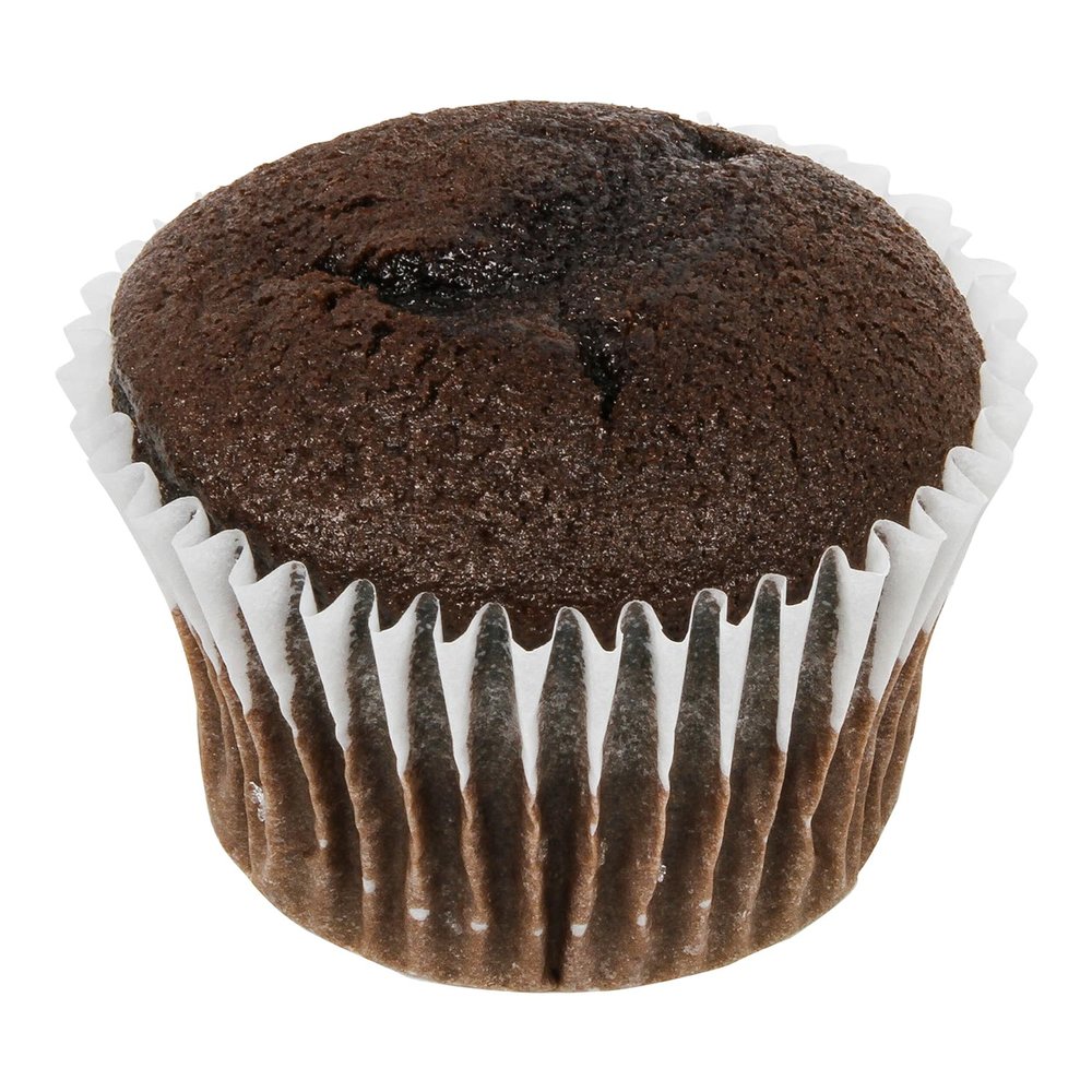 Allen Uniced Milk Chocolate Cupcakes, Fully-Baked Ready to Decorate, 1.15oz Cupcakes, 144 per case