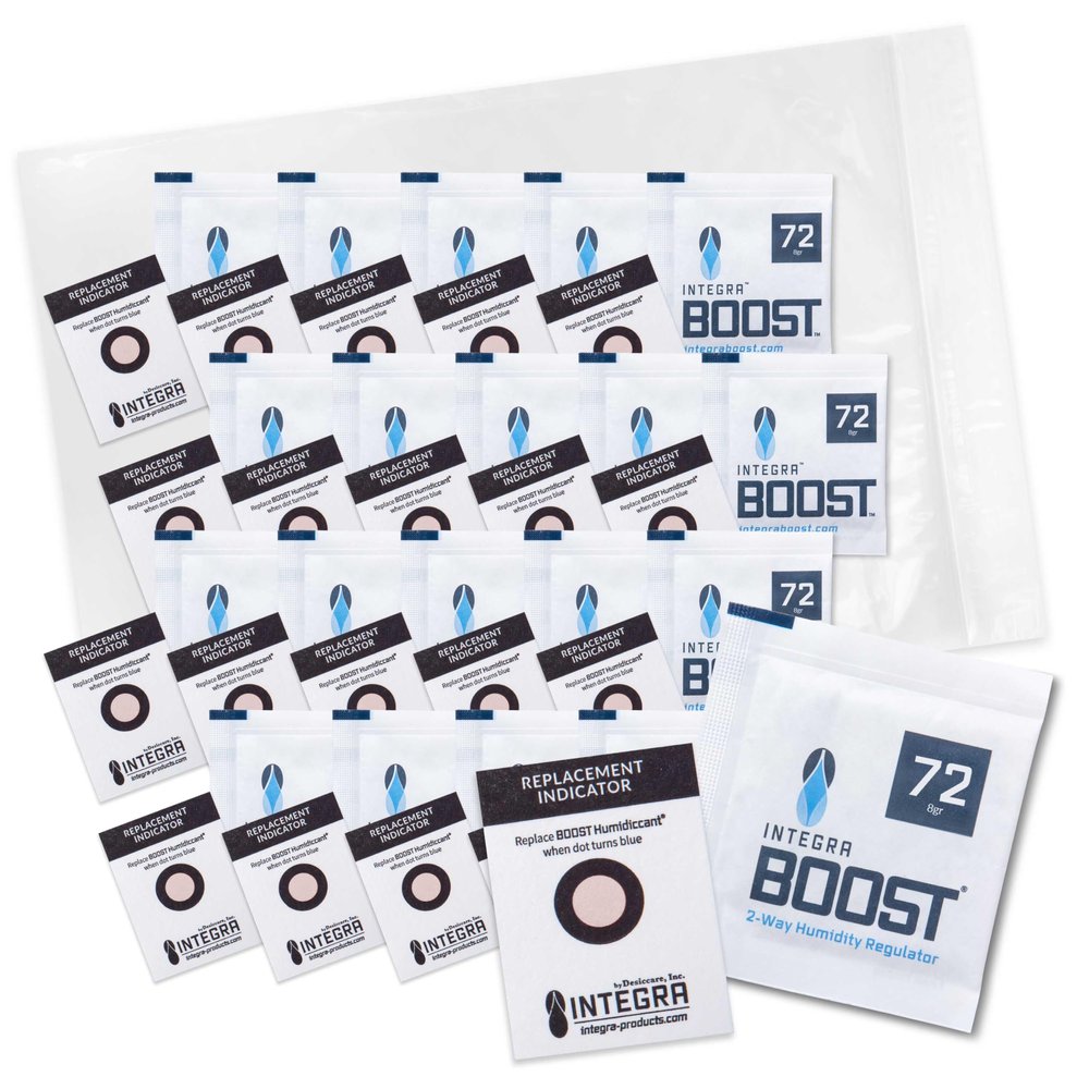 Integra Boost 72% RH 2-Way Humidity Control Pack, 8g, Pack of 20