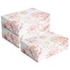 Sorarto Luxury Keepsake Gift Box 3-Pack | Pink Floral Decorative Boxes with Magnetic Lids for Presents, Wedding Memory Box, and Bridal Gifts. 11.5" x 7.5" x 3.5" view 1