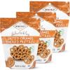 Hayden Valley Foods Salted Caramel Flavored Covered Pretzels | 5 oz Bags (Pack of 3) | No Artificial Flavors, Preservatives or Colors | Gourmet Bulk Holiday Snacks view 1