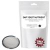 Yeast Nutrient 100% DAP - 8 Oz (226.8 g) - Food Grade Diammonium Phosphate (DAP) - Use in Winemaking Brewing Beer Mead Cider Kombucha Baking Bread Dough Conditioner - Sold by CAPYBARA Distributors Inc view 1