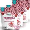 Hayden Valley Foods Raspberry Yogurt Flavored Covered Pretzels | 5 oz Bags (Pack of 3) | No Artificial Flavors, Preservatives or Colors | Pink Bulk Sweet Snacks view 1