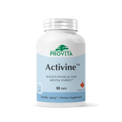PROVITA Activine | Muscle Support & Protein Synthesis Supplement | Colostrum | Alpha GPC | L-Ornithine | GABA | Mental Calmness | Posture | Sleep | Vitality | 60 Veg Capsules