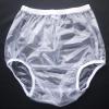 3 Pack Plastic Adult Incontinence Pants,Plastic Pants for Adults with Transparent Plastic Diapers, Waterproof and Reusable Elderly Diapers,Suitable for Adult Men and Women view 3