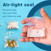 300 Packs Small Pill Bags 6mil Sturdy, 3 Assorted Sizes 2x1.85'', 2.5x2.25'', 3x2.75'' Plastic Bags, Reusable Bags Clear Zip Bags, Pill Pouch Bags for Travel Storage Jewelry and Small Craft Pieces view 4