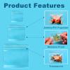 300 Pack Small Pill Bags, 6 mil Sturdy - 3 Assorted Sizes: 2x1.85'', 2.5x2.25'', 3x2.75'' Clear Zip Bags, Reusable Pill Pouch Bags for Travel, Storage, Jewelry & Craft Pieces view 4