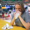Ctosree 50 Pack Church Pocket Tissues Travel Packs Bulk 500 Sheet Small Tissues Pocket Packs Party Favors 3 Ply Mini Travel Size Individual for Christian view 2