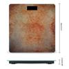 Abstract Brown Rust Art Scale for Body Weight Smart Accurate Digital Bathroom Scale with Easy Read LCD view 2
