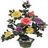 Simulation Tree Jade Peony Flower Artificial Bonsai New Chinese Style Living Room Decoration Artificial Bonsai Tree Fake Plant Decoration Decorative Bonsai view 1