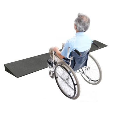WORDFUN Portable Threshold Ramps, Lightweight Rubber Door Step Ramp, Mobility Kerb Ramps, Curb Ramp for Doorways Wheelchairs Bicycles Stairs Sidewalk Scooter Bike
