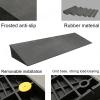 WORDFUN Portable Threshold Ramps, Lightweight Rubber Door Step Ramp, Mobility Kerb Ramps, Curb Ramp for Doorways Wheelchairs Bicycles Stairs Sidewalk Scooter Bike view 3