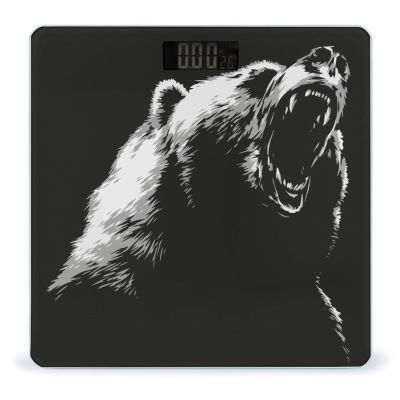 Angry Bear Scale for Body Weight Smart Accurate Digital Bathroom Scale with Easy Read LCD