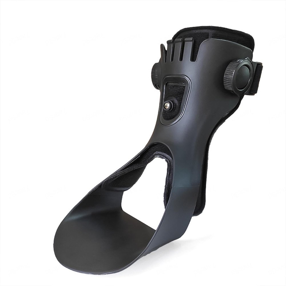VIDECOR AFO Drop Foot Brace - 2023 Upgraded Medical Foot Up Ankle Foot Orthosis Support for Hemiplegia Stroke Shoes Walking Foot Stabilizer,right-Small