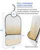 Kewadony Adult Bibs for Elderly Women - Yellow Ombre Waterproof Dining Clothing Protectors with Crumb Catcher for Eating/Feeding, Gradient Yellow Terry Cloth Bib Machine Washable view 2