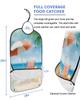 Kewadony Adult Bibs for Elderly Women - Beach Tropical Waterproof Dining Clothing Protectors with Crumb Catcher for Eating/Feeding, Summer Travel Vacation Terry Cloth Bib Machine Washable view 2