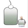 Kewadony Adult Bibs for Elderly Women - Light Green Ombre Moroccan Waterproof Dining Clothing Protectors with Crumb Catcher for Eating/Feeding, Geometric Simple Line Terry Cloth Bib Machine Washable view 1