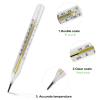 & Clinical Glass Thermometer for Underarm 2PCS - Classic Non Digital Thermometer for Adults - Accurate Easy Reading by HARIKA LIFE view 2