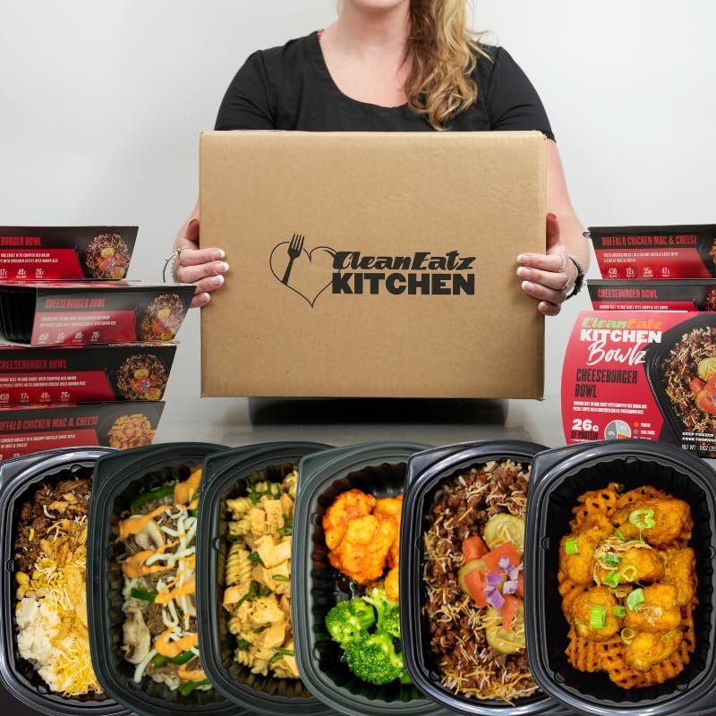 Clean Eatz Hall of Fame Meal Plan Kit, Prepared Frozen Meals, Portion & Calorie-Controlled Entree Pack, Low Calorie, Nutrients Dense, Pack of 6 Prepared Meals, Single Serving, Lunch, Dinner