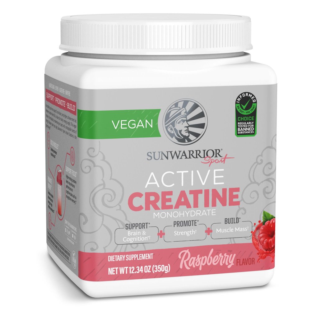 Creatine Monohydrate Powder Micronized PreWorkout Recovery Supplement | Support Muscle Building Strength Training Cognition | Vegan & Keto Friendly Easily Mixes (50 Servings) Raspberry Flavored