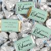 116 Pcs Wedding Rehearsal Dinner Candy Favors Miniatures Chocolate & Kisses (1.50 lbs) - Mint view 1