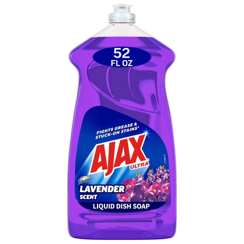 Ajax Ultra Liquid Dish Soap With Fabuloso, Lavender Scent, 52 Oz