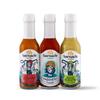Barnacle Foods Bull Kelp Hot Sauce Variety Pack - Bullwhip Kelp, Serrano & Habanero - Made in Alaska - Delicious Flavor & Heat, Packed with Vitamins & Minerals, Great for Any Meal - 3 Pack view 1