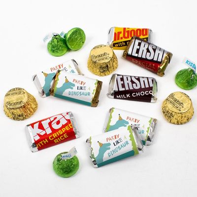 110 pcs Dinosaur Kid's Birthday Candy Party Favors Chocolate Kit (1.62 lb, Approx. 110 Pcs) - By Just Candy