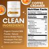 Non Dairy Coffee Creamer Powder - Zero Sugar Powdered Creamer for Hot or Iced Coffee - Keto Creamer for Women & Men - Low Calorie Coconut Creamer for Coffee (Crme Brle Flavor) view 2
