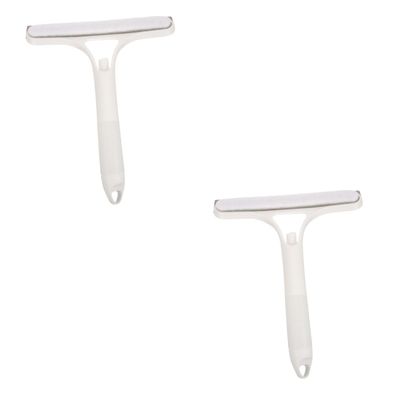 Healifty 2pcs Window Squeegee Ergonomic Handle Shower Glass Door Cleaner for Easy Bathroom and Window Cleaning for Home Office and Hotel Use