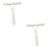 Healifty 2pcs Window Squeegee Ergonomic Handle Shower Glass Door Cleaner for Easy Bathroom and Window Cleaning for Home Office and Hotel Use view 1