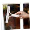 Healifty 2pcs Window Squeegee Ergonomic Handle Shower Glass Door Cleaner for Easy Bathroom and Window Cleaning for Home Office and Hotel Use view 2