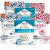 Hayden Valley Foods Yogurt Flavored Covered Pretzel Variety Pack | 5 oz Bags (Pack of 6) | Raspberry, Blueberry and Vanilla | Gourmet Naturally Flavored Pink, Blue and White Pretzels view 1