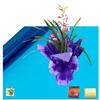 Flower Bee Floral Supply Cellophane Wrap Transparent, Iridescent or Victorian Lace Rolls Choose Colors Choose length 20, 24, 30, 40 Inch Choose Feet 25-100 30 Inch, Sapphire Blue view 3
