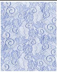 Flower Bee Floral Supply Cellophane Wrap Transparent, Iridescent or Victorian Lace Rolls Choose Colors Choose length 20, 24, 30, 40 Inch Choose Feet 25-100 24 Inch, LACE~ Lt. Blue