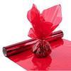 Flower Bee Floral Supply Cellophane Wrap Transparent, Iridescent or Victorian Lace Rolls Choose Colors Choose length 20, 24, 30, 40 Inch Choose Feet 25-100. 40 Inch, Ruby Red view 1