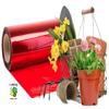 Flower Bee Floral Supply Cellophane Wrap Transparent, Iridescent or Victorian Lace Rolls Choose Colors Choose length 20, 24, 30, 40 Inch Choose Feet 25-100. 40 Inch, Ruby Red view 4