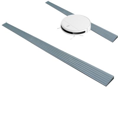 1''Rise Threshold Ramps for Doorways, Wheelchair Ramps for Home, Plastic Ramp, Non-Slip Solid, for Wheelchair, Home Entry, Bathroom, Threshold Transition Strip ( Color : Gris , Size : 8*2.5cm/3*1in )