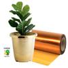 Flower Bee Floral Supply Cellophane Wrap Transparent, Iridescent or Victorian Lace Rolls Choose Colors Choose length 20, 24, 30, 40 Inch Choose Feet 25-100 40 Inch, Amber Yellow view 3