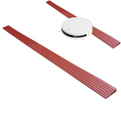 1''Rise Threshold Ramps for Doorways, Wheelchair Ramps for Home, Plastic Ramp, Non-Slip Solid, for Wheelchair, Home Entry, Bathroom, Threshold Transition Strip ( Color : Rojo , Size : 8*2cm/3*0.8in )