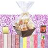 Flower Bee Floral Supply Cellophane Wrap Transparent, Iridescent or Victorian Lace Rolls Choose Colors Choose length 20, 24, 30, 40 Inch Choose Feet 25-100 20 Inch, LACE~ Lavender view 4