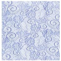 Flower Bee Floral Supply Cellophane Wrap Transparent, Iridescent or Victorian Lace Rolls Choose Colors Choose length 20, 24, 30, 40 Inch Choose Feet 25-100 20 Inch, LACE Lt Blue